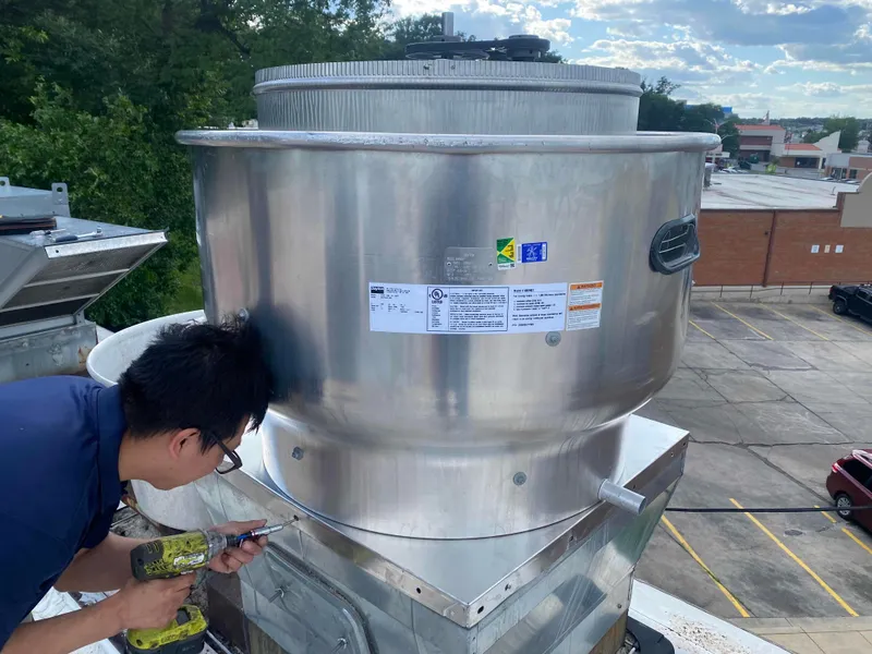 Kitchen Exhaust Fan Installation